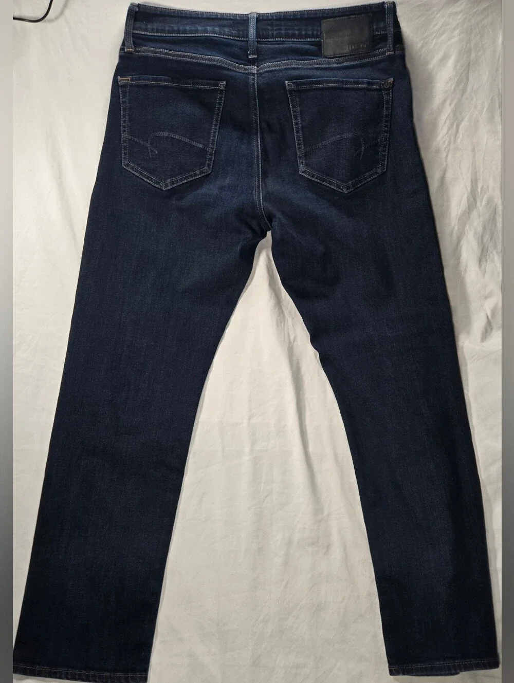 Mavi Men's Dark Blue Straight Leg Jeans